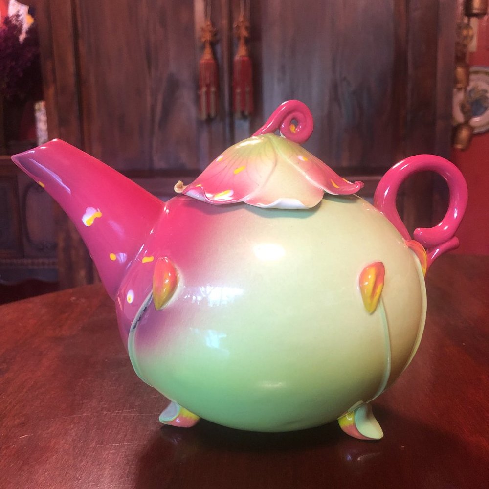 MUSTARDSEED AND MOONSHINE HANDMADE TEA / COFFEE POT - FROM SOUTH AFRICA **RARE**